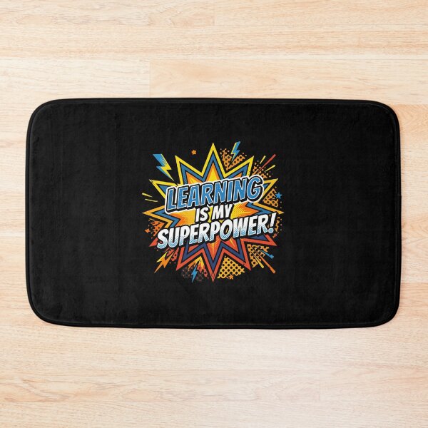 Item preview, Learning Is My Superpower Education Student Teacher Academic Motivation designed and sold by PopStars1993.