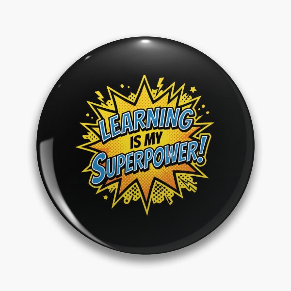 Item preview, Learning Is My Superpower Student Teacher Education Knowledge designed and sold by PopStars1993.