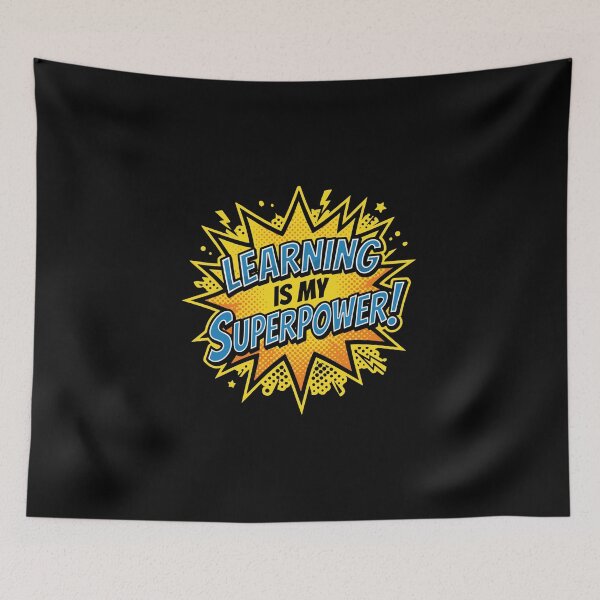 Item preview, Learning Is My Superpower Student Teacher Education Knowledge designed and sold by PopStars1993.
