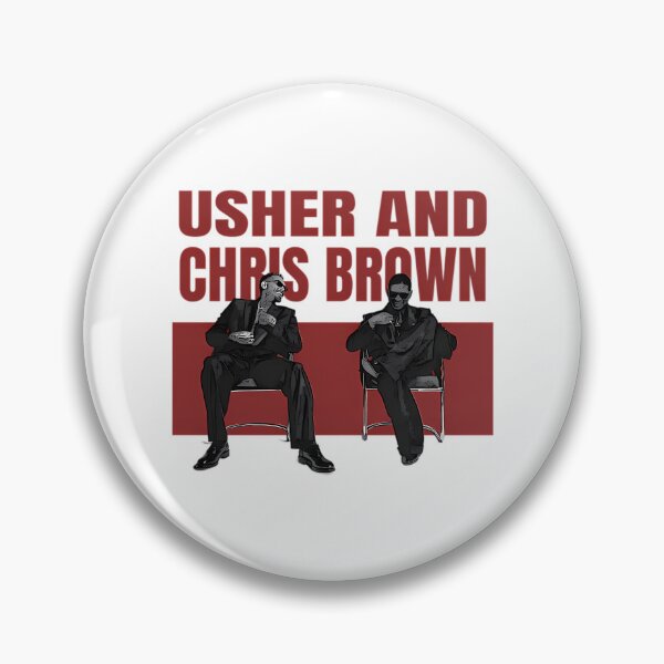 Item preview, Usher And Chris Brown designed and sold by ericka-devito.