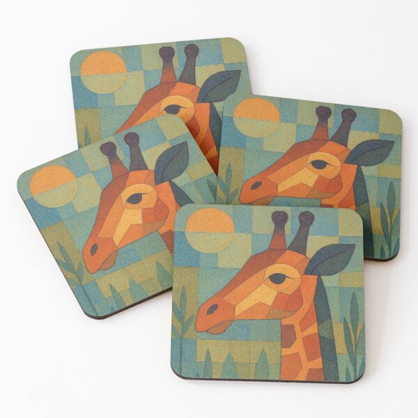 Item preview, Giraffe - a Geometric illustration. designed and sold by GalleryKauffeld.