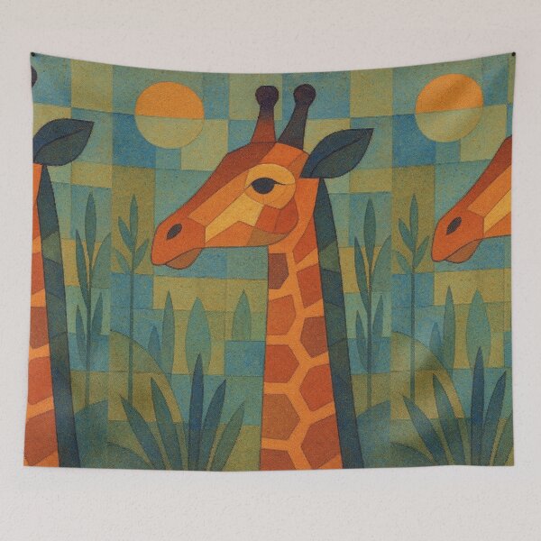 Item preview, Giraffe - a Geometric illustration. designed and sold by GalleryKauffeld.