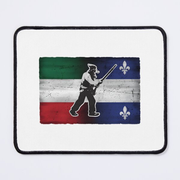 Item preview, Quebec Patriot Flag Grunge Style with Henri Julien Patriote Rebellion Lower Canada Vintage Design designed and sold by richard143.