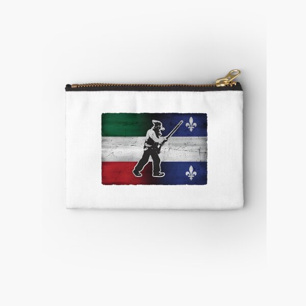 Item preview, Quebec Patriot Flag Grunge Style with Henri Julien Patriote Rebellion Lower Canada Vintage Design designed and sold by richard143.