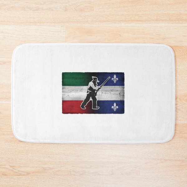 Item preview, Quebec Patriot Flag Grunge Style with Henri Julien Patriote Rebellion Lower Canada Vintage Design designed and sold by richard143.