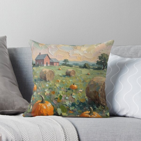 Item preview, Quiet Harvest Morning - Oil Painting designed and sold by nhk999.