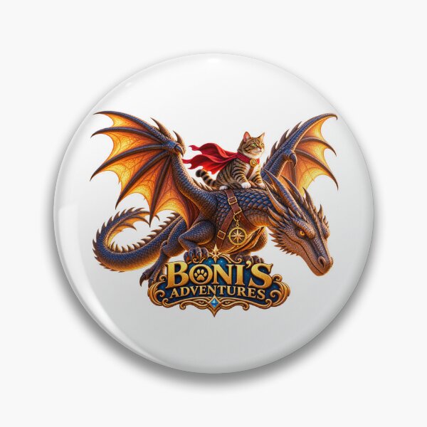 Item preview, Epic Cat Riding a Dragon – Boni's Adventures designed and sold by KseniaDr.