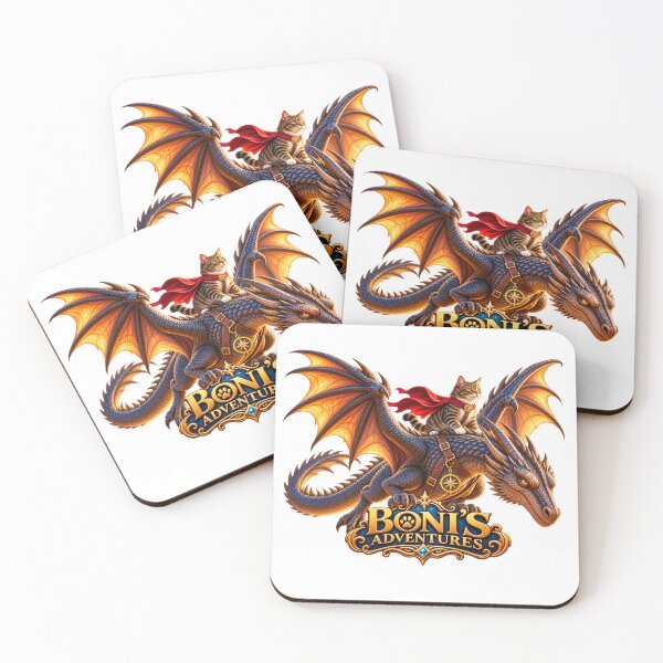 Item preview, Epic Cat Riding a Dragon – Boni's Adventures designed and sold by KseniaDr.