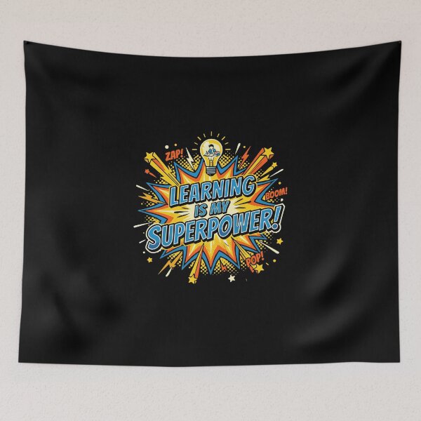 Item preview, Learning Is My Superpower! Education Knowledge Student Teacher designed and sold by PopStars1993.