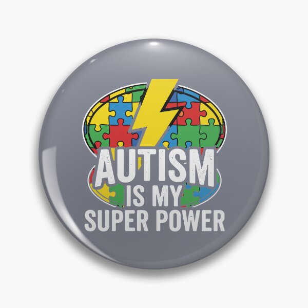 Item preview, Autism Is My Super Power Neurodiversity Autistic Pride Awareness Advocate designed and sold by SofiBlair.
