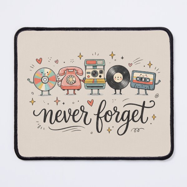 Item preview, Never Forget Retro Music Nostalgia designed and sold by dudelinart.