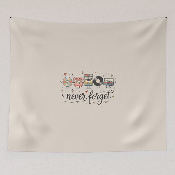 Item preview, Never Forget Retro Music Nostalgia designed and sold by dudelinart.
