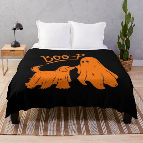 Item preview, Cute Boo-P Dog And Ghost Halloween Design designed and sold by SoyLamderma.