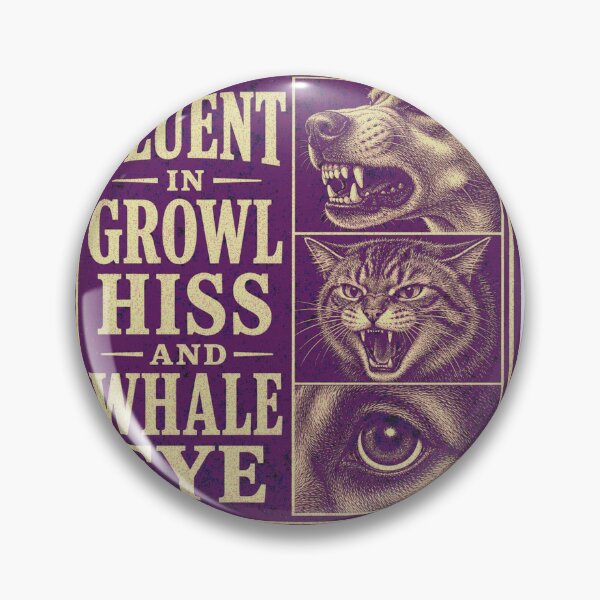 Item preview, Fluent In Growl Hiss And Whale Eye Vet Tech designed and sold by BoosterShop.