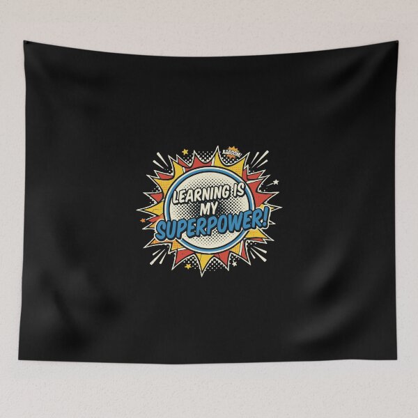 Item preview, Learning Is My Superpower Student Teacher Education Motivation designed and sold by PopStars1993.