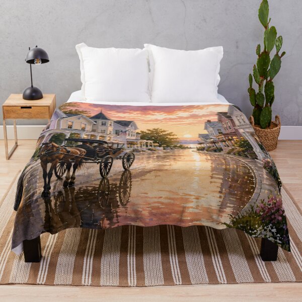 Item preview, Mackinac Island, Michigan: Sunset Victorian Charm designed and sold by LSVart.