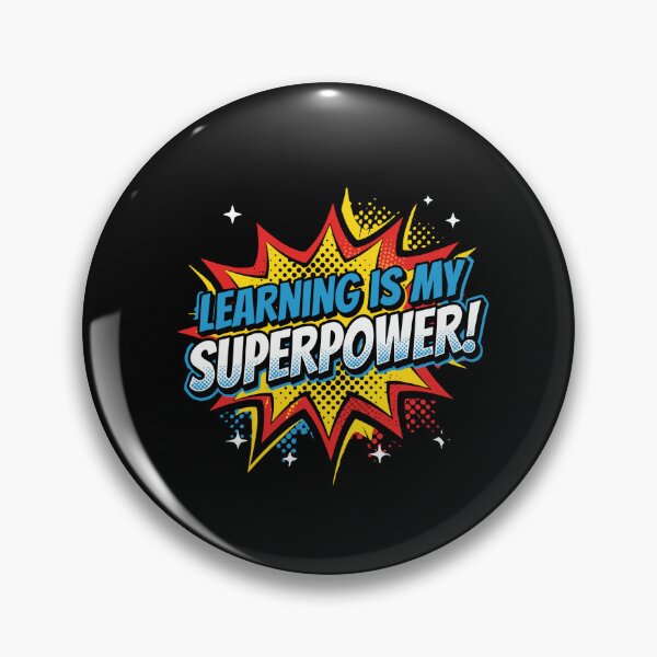 Item preview, Learning Is My Superpower Education Student Teacher Knowledge designed and sold by PopStars1993.