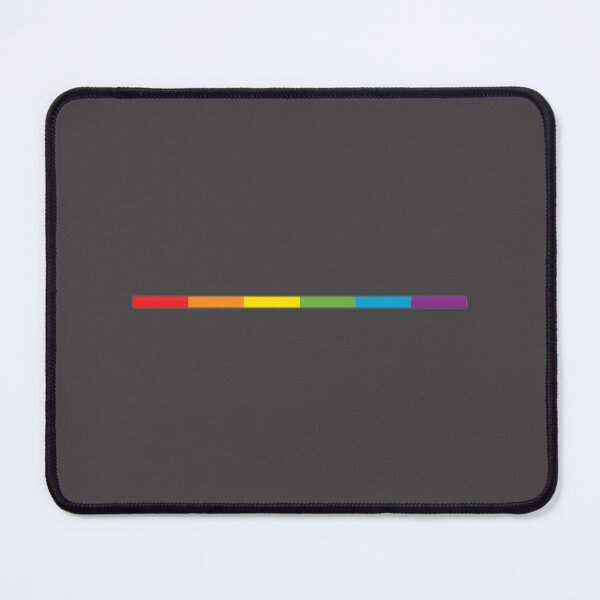 Item preview, Modern Thin Rainbow Flag LGBT Pride Pattern on Black Background for Gay Lesbian Bisexual Support designed and sold by richard143.