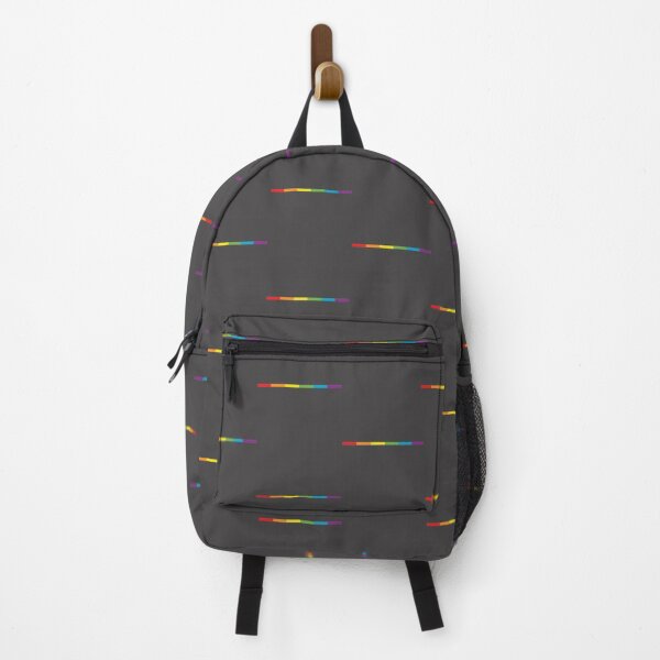 Item preview, Modern Thin Rainbow Flag LGBT Pride Pattern on Black Background for Gay Lesbian Bisexual Support designed and sold by richard143.