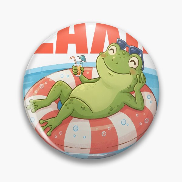 Item preview, Frog Relaxing designed and sold by Kimos Creative Store.