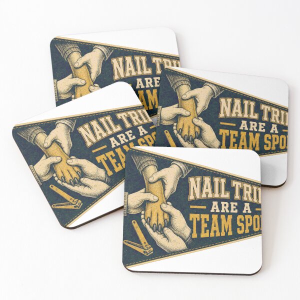 Item preview, Nail Trims Are A Team Sport Vet Tech Pennant designed and sold by BoosterShop.