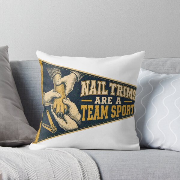 Item preview, Nail Trims Are A Team Sport Vet Tech Pennant designed and sold by BoosterShop.