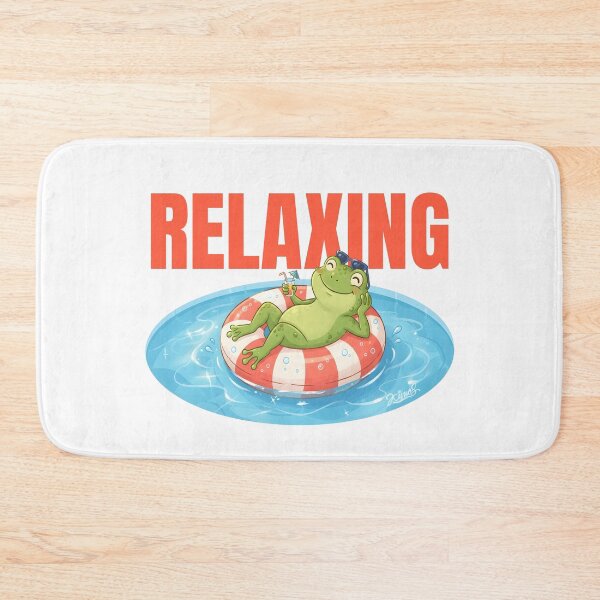 Item preview, Frog Relaxing designed and sold by Kimos Creative Store.