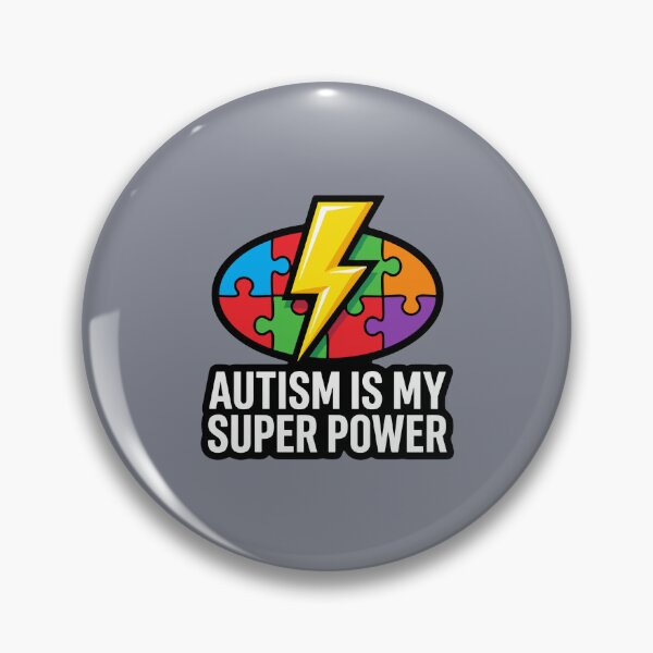 Item preview, Autism Is My Super Power Neurodiversity Awareness Support designed and sold by SofiBlair.