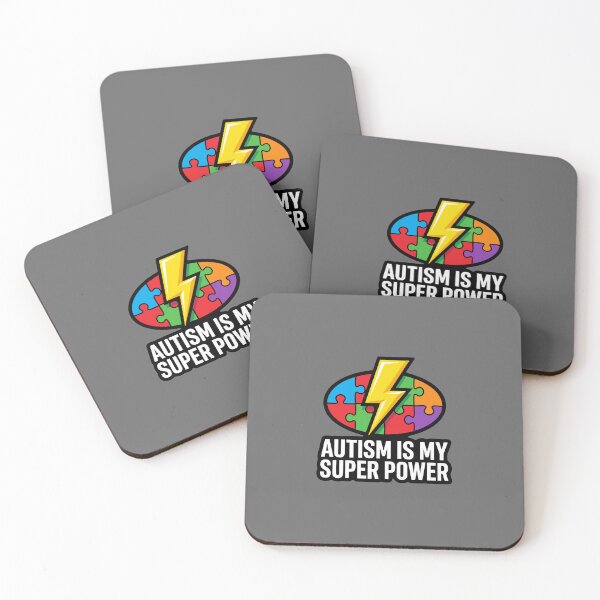 Item preview, Autism Is My Super Power Neurodiversity Awareness Support designed and sold by SofiBlair.