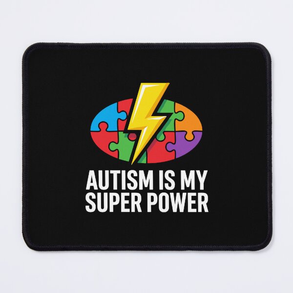 Item preview, Autism Is My Super Power Neurodiversity Awareness Support designed and sold by SofiBlair.