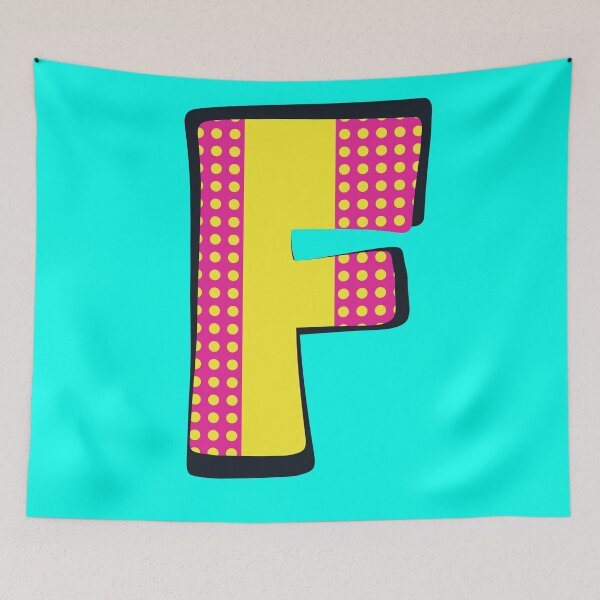 Item preview, Pop Art Letter F - Initial design of the Letter F designed and sold by Fun Funky Designs.