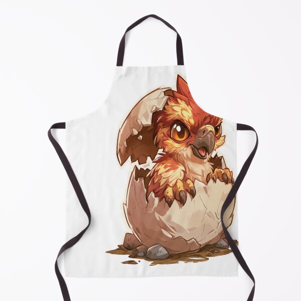 Item preview, Cute Phoenix Hatchling Breaking Egg Design designed and sold by NicolasGlowArt.