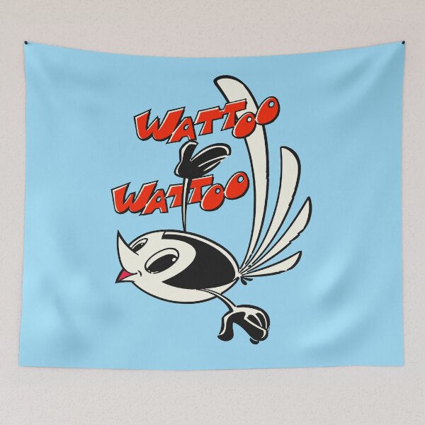 Item preview, Wattoo Wattoo Super Bird Retro Cartoon designed and sold by Jeri's Cult Factory.