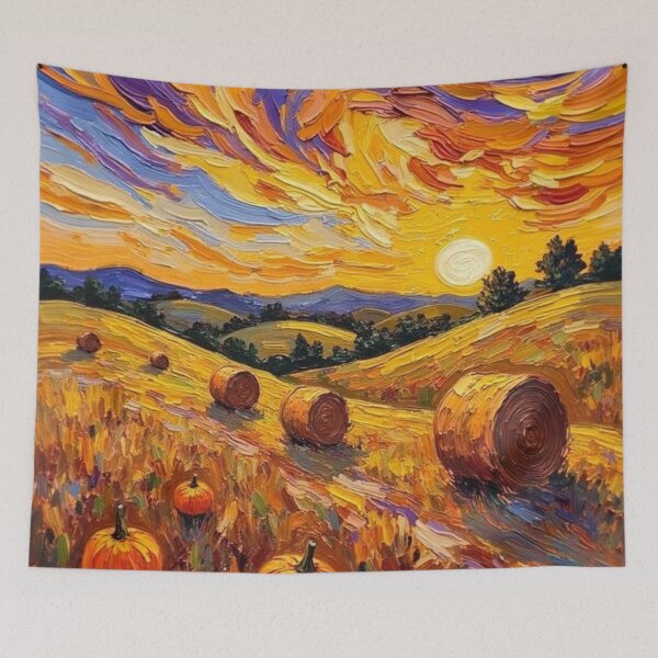 Item preview, Autumn Glory at Sunset - Oil Painting designed and sold by nhk999.