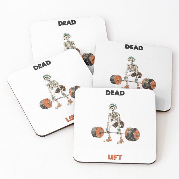 Item preview, Dead Lift - Skeleton Deadlift - Retro Gym Halloween designed and sold by Viviglow.