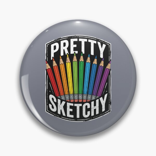 Item preview, Pretty Sketchy Artist Drawing Creative Humor Pun designed and sold by SofiBlair.