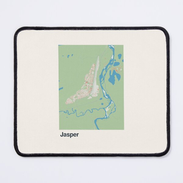 Item preview, Jasper Minimalistic Map Art designed and sold by MapsNerd.