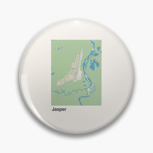 Item preview, Jasper Minimalistic Map Art designed and sold by MapsNerd.