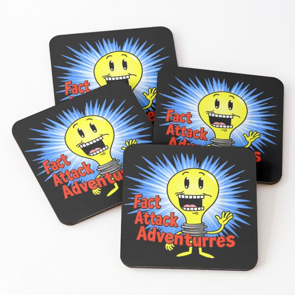 Item preview, Funny Fact Attack Adventures Light Bulb designed and sold by Crookedorbit ⭐⭐⭐⭐⭐ .