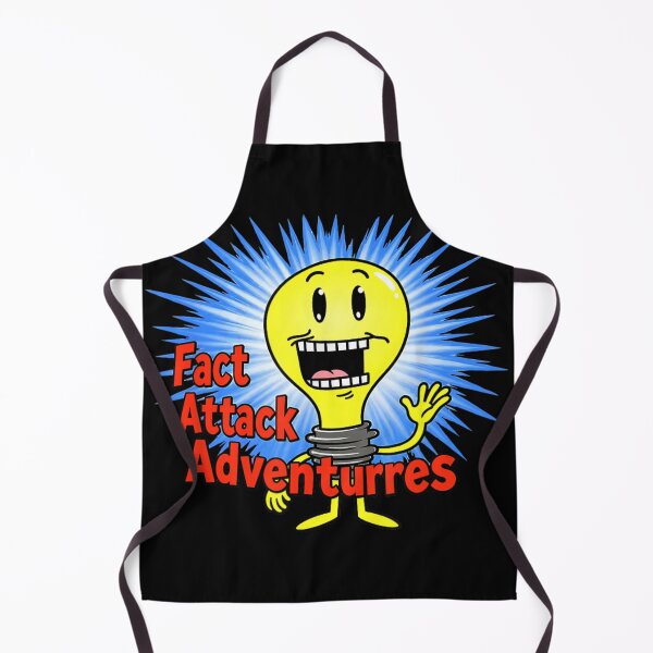 Item preview, Funny Fact Attack Adventures Light Bulb designed and sold by Crookedorbit ⭐⭐⭐⭐⭐ .