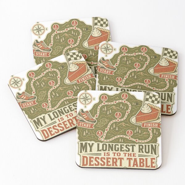 Item preview, My Longest Run Is To The Dessert Table Turkey Trot designed and sold by BoosterShop.