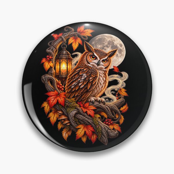 Artikelvorschau, Moonlit Owl – Mystical Autumn Magic entworfen und verkauft von LosthopeCreations.