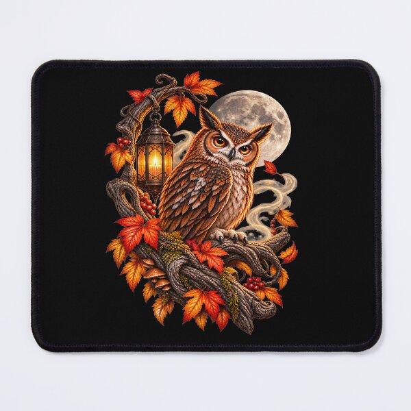 Item preview, Moonlit Owl – Mystical Autumn Magic designed and sold by LosthopeCreations.