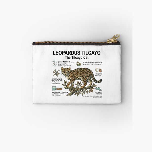 Item preview, Leopardus Tilcayo - The Tilcayo Cat Educational Scientific Illustration Art designed and sold by artworkathome.