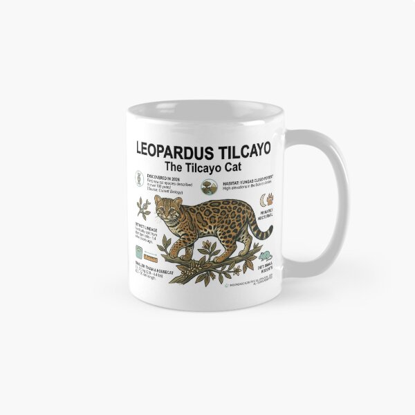 Item preview, Leopardus Tilcayo - The Tilcayo Cat Educational Scientific Illustration Art designed and sold by artworkathome.