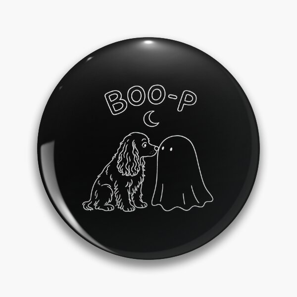 Item preview, Dog Boo-P Ghost Moon Cute Line Art designed and sold by SoyLamderma.