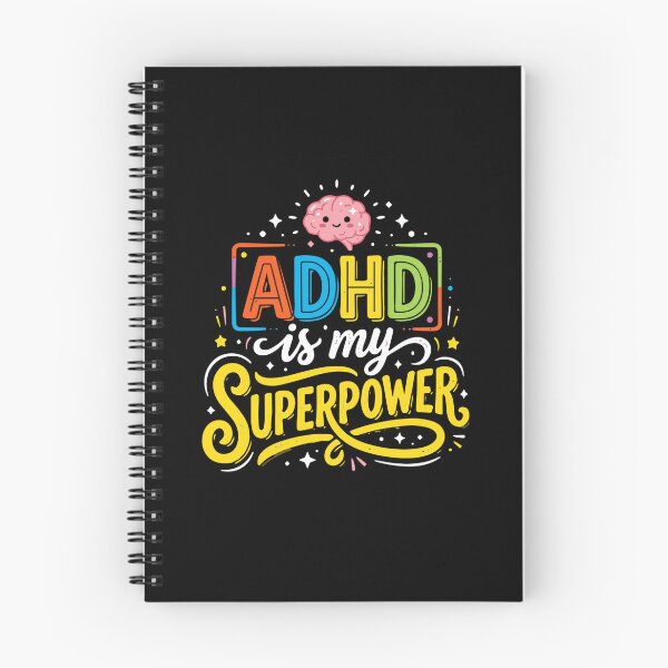 Item preview, ADHD Is My Superpower Neurodiversity Awareness Support Brain designed and sold by PopStars1993.