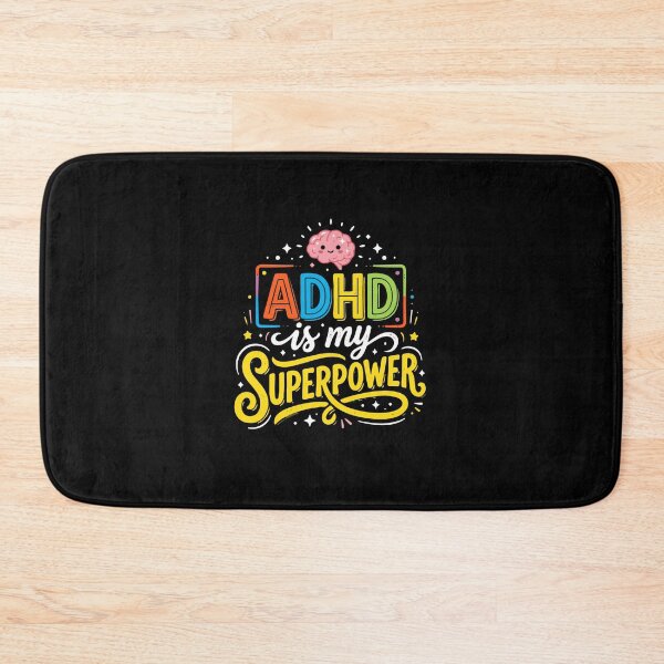 Item preview, ADHD Is My Superpower Neurodiversity Awareness Support Brain designed and sold by PopStars1993.
