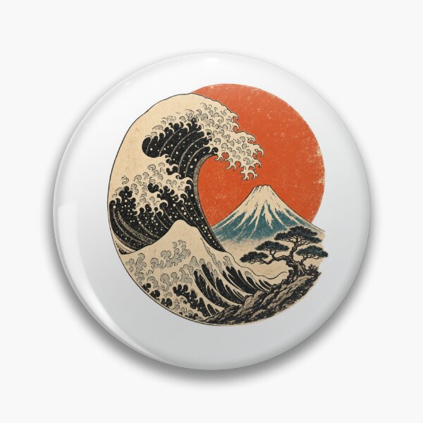 Artikelvorschau, Nippon – Ukiyo-e Große Welle (Japanische Holzschnittkunst) entworfen und verkauft von Viviglow.