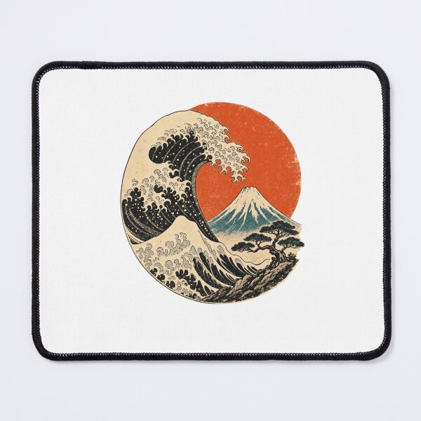 Item preview, Nippon - Ukiyo-e Great Wave Japanese Woodblock Art designed and sold by Viviglow.